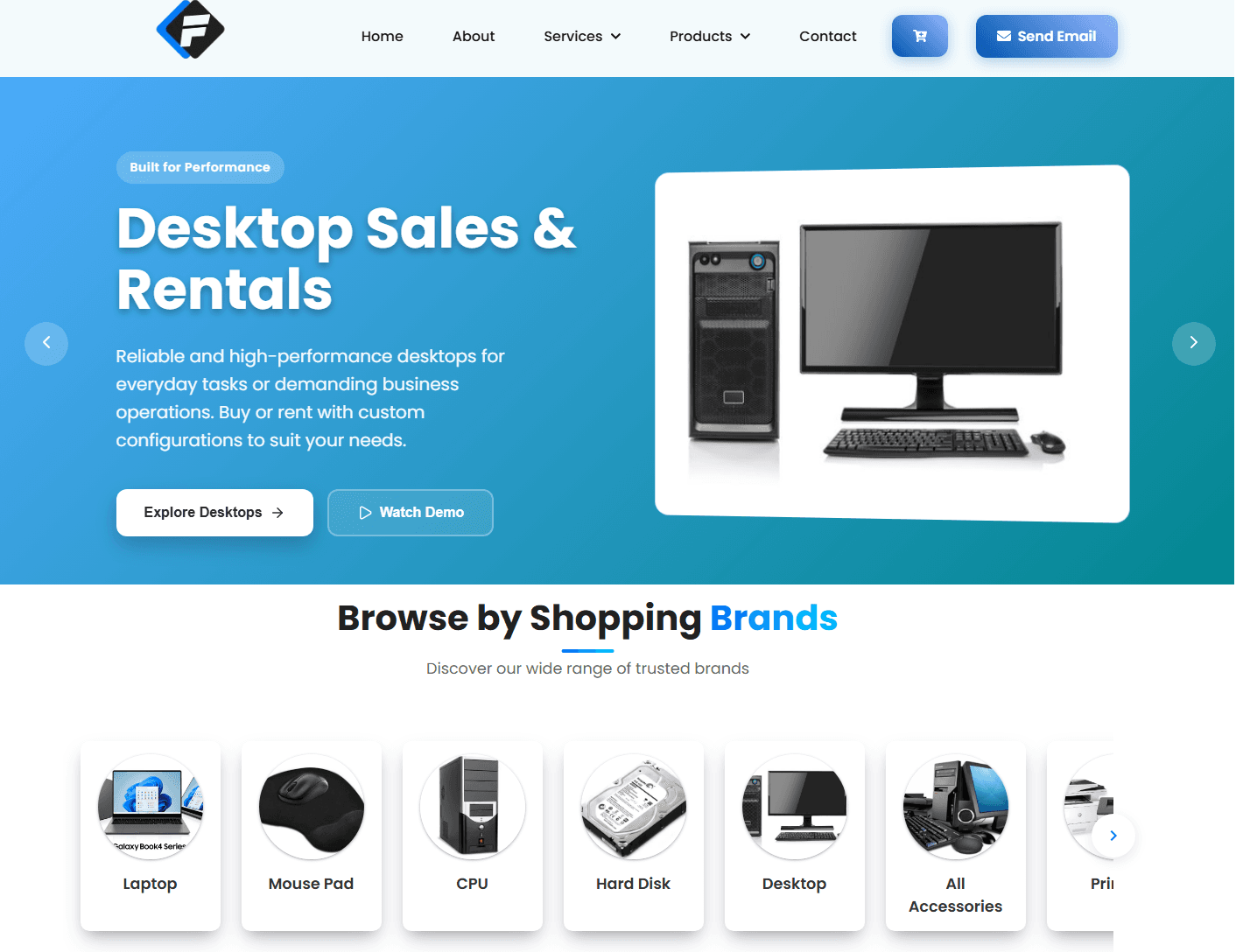 First IT - Business Website